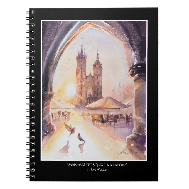 Cuaderno EVE Pintó el casco antiguo de Cracovia (Frente)