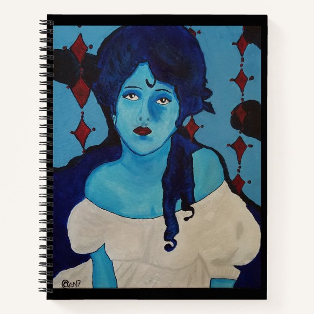 Cuaderno Evelyn Blue (Anverso)