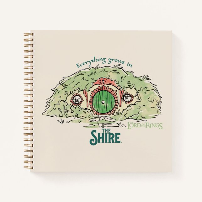 Cuaderno Everything Grows in THE SHIRE™ (Anverso)