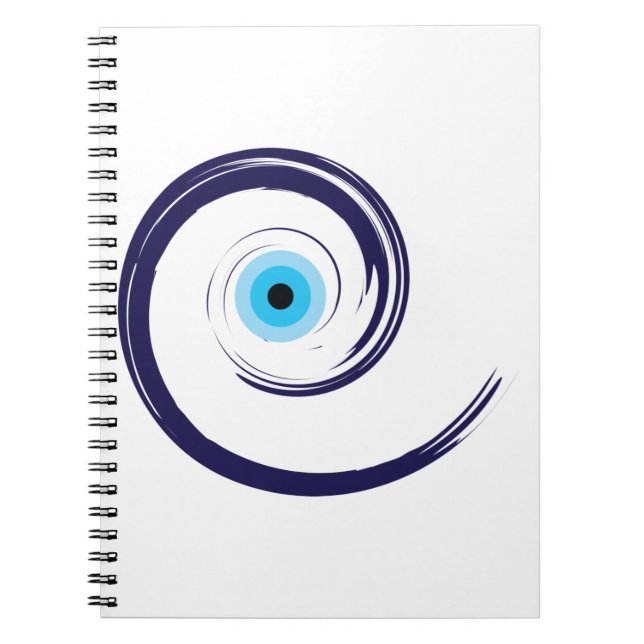 Cuaderno Evil EyeEvil Eye Artistic Blue Greek (Frente)
