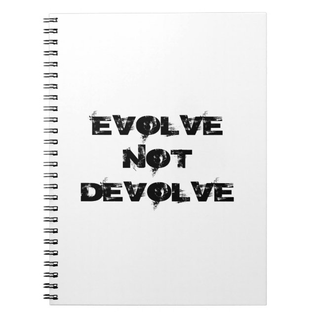 Cuaderno Evolve No Devolve (Frente)