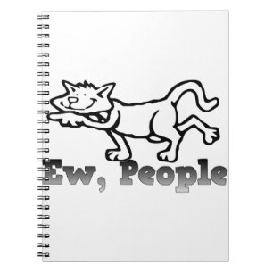 Cuaderno Ew, People Funny Cat Aovers Gift