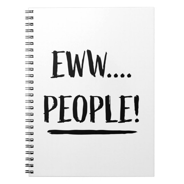 Cuaderno Eww People (Frente)