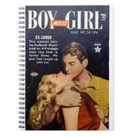 Cuaderno Ex Lover - Romance Comic Book - Retro Comics