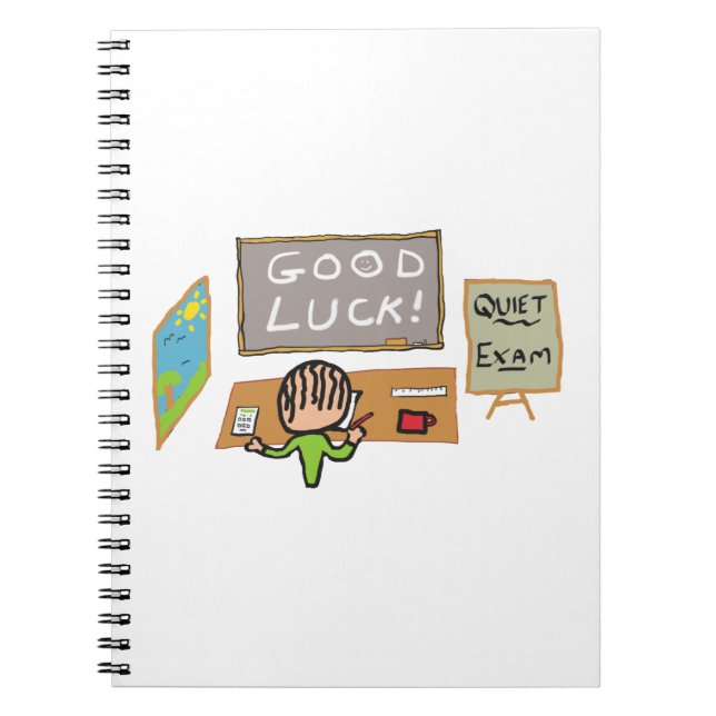 Cuaderno Exámenes de buena suerte (Frente)