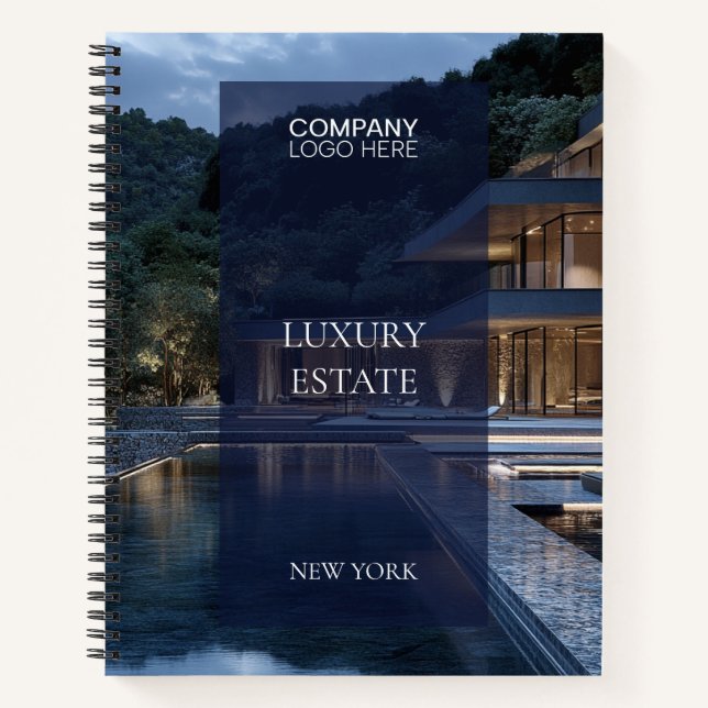 Cuaderno Exclusive Real Estate Property photo logo (Anverso)