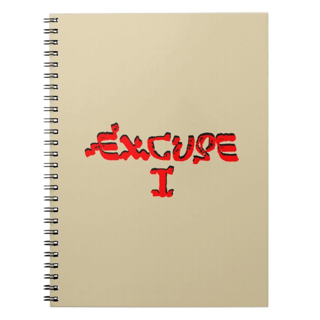 Cuaderno Excusa I (Frente)