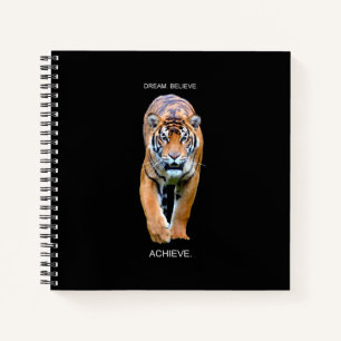 Cuaderno Éxito Tiger Modern Elegant Self-Improving