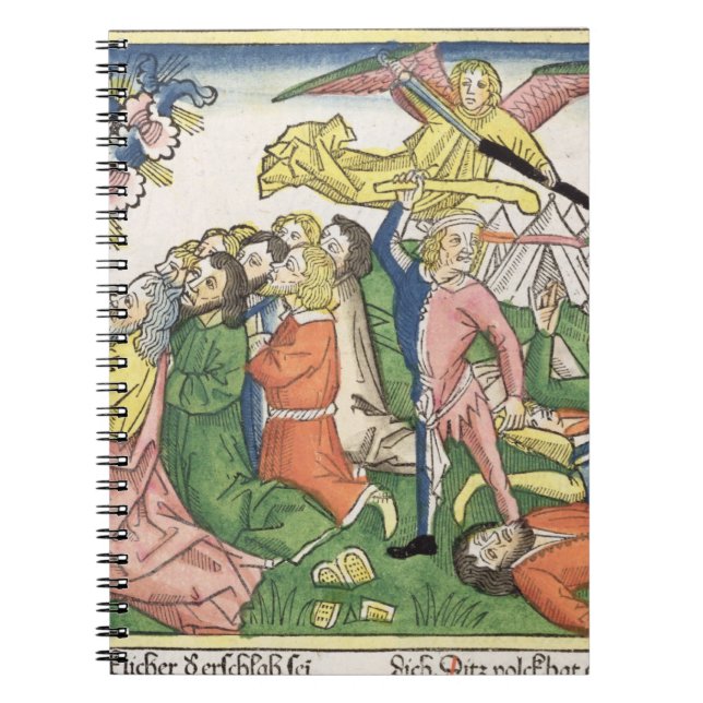 Cuaderno Éxodo 32 15-23 Moses que rompe las tabletas de (Frente)