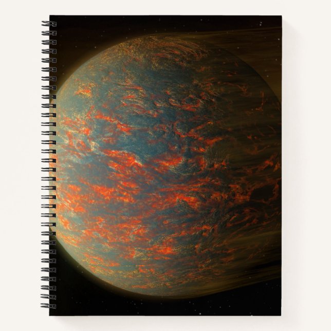 Cuaderno Exoplanet 55 Cancri E Y Su Superficie Molten (Anverso)