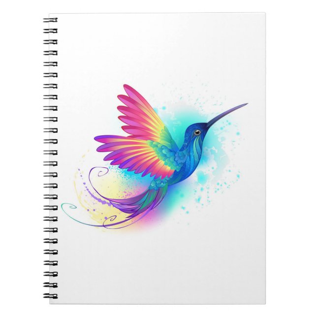 Cuaderno Exotic Rainbow Hummingbird (Frente)