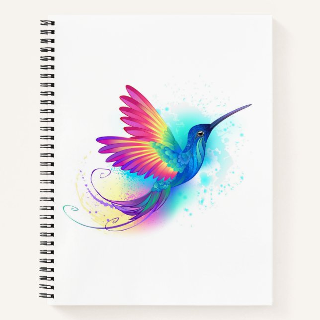 Cuaderno Exotic Rainbow Hummingbird (Anverso)