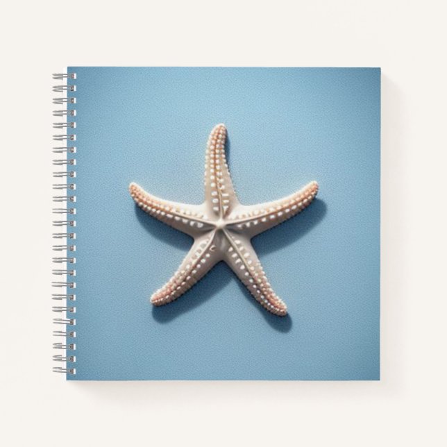 Cuaderno Exotic Starfish with Blue Background (Anverso)