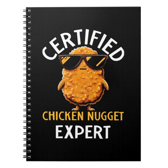 Cuaderno Experto Certificado en Nuggets de Pollo (Frente)