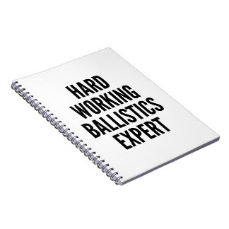 Cuaderno Experto en balística de trabajo duro
