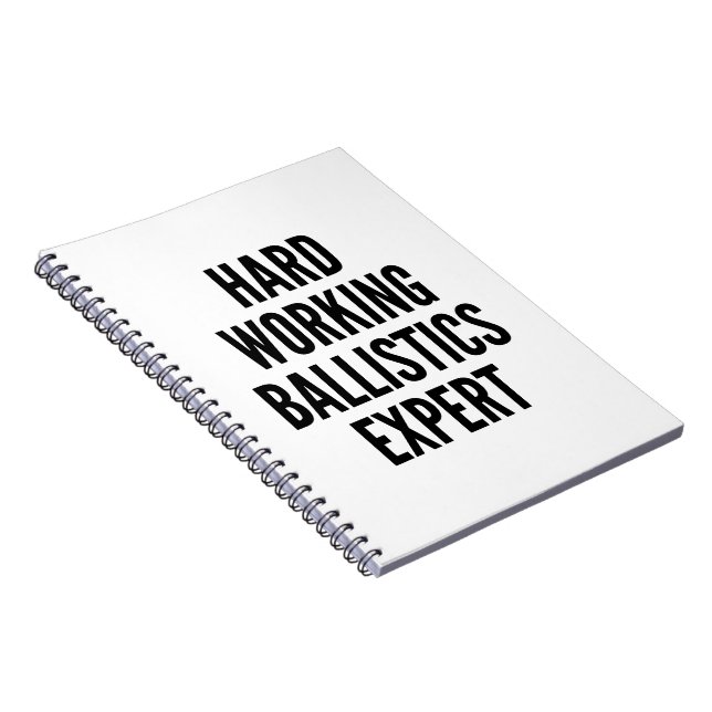 Cuaderno Experto en balística de trabajo duro (Lado Derecho)