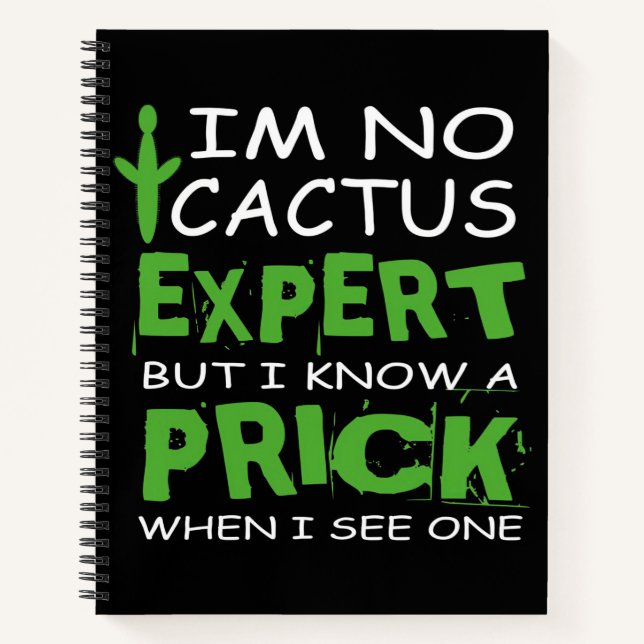 Cuaderno Experto en Cactus (Anverso)