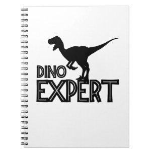 Cuaderno Experto en Dino - amantes de los dinosaurios