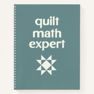 Cuaderno Experto en Matemáticas de Colchas Papel Gráfico pa