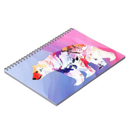 Cuaderno Explorador Ártico Pastel en Acuarela