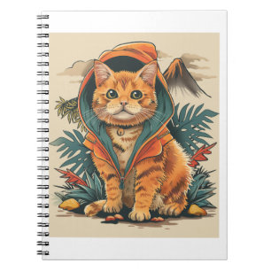 Cuaderno Explorador de gatos de dinosaurios