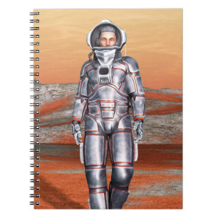 Cuaderno Explorador de Marte Astronauta Arte de Planeta Ali
