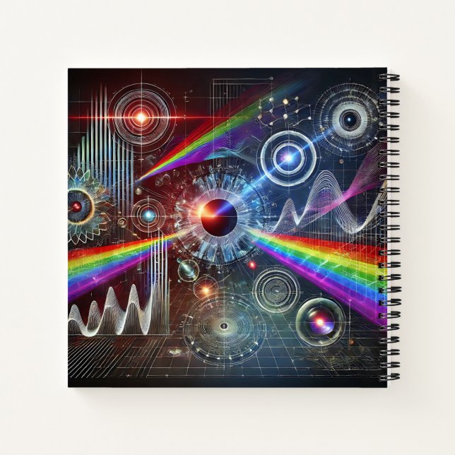 Cuaderno Explorando la ciencia de la luz y la interferencia (Reverso)