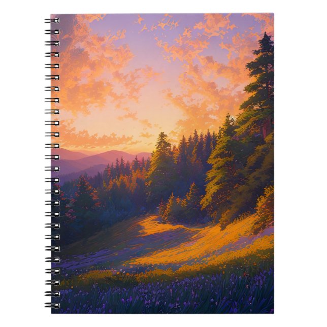 Cuaderno Explorando la majestuosa naturaleza (Frente)