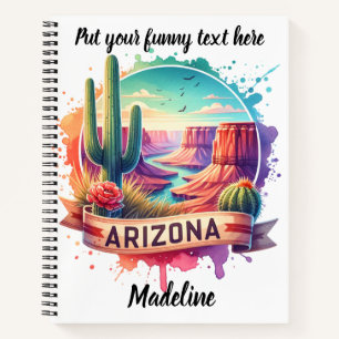 Cuaderno Explorando los vibrantes cañones de Arizona