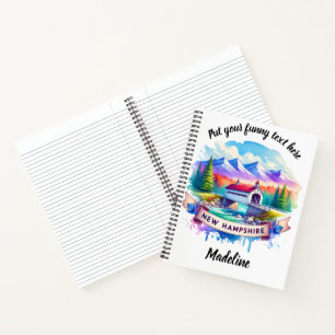 Cuaderno Explorar el puente cubierto de New Hampshire