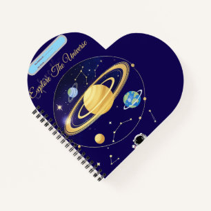 Cuaderno Explorar el universo - portada para portátiles de 