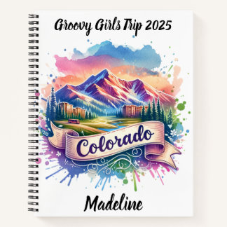 Cuaderno Explorar las impresionantes montañas de Colorado