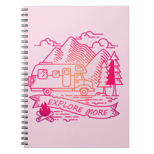 Cuaderno Explorar más el amante de la naturaleza de la mont
