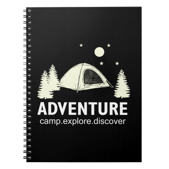 Cuaderno Explorar y descubrir Adventure Camp (Frente)