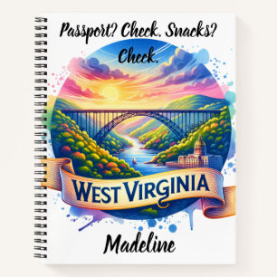 Cuaderno ¡Explore los impresionantes paisajes de Virginia O