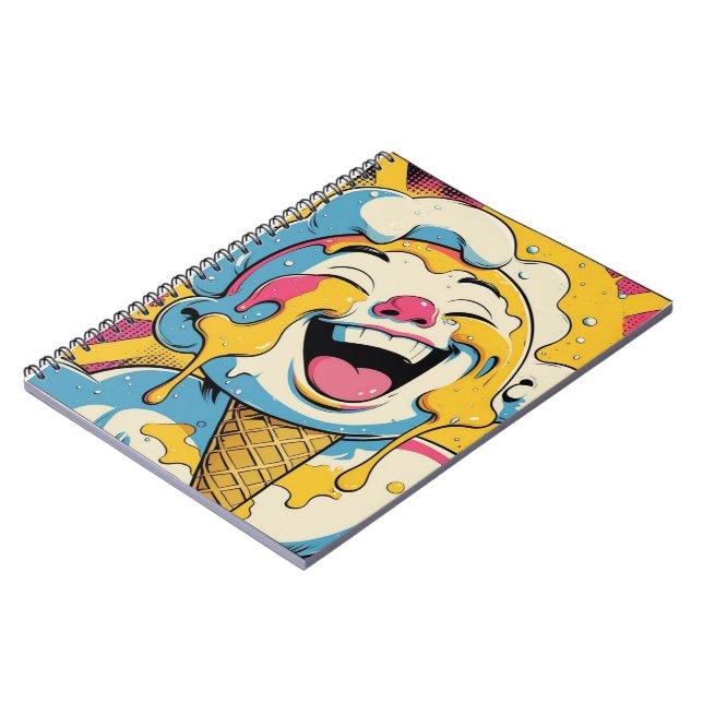 Cuaderno Explosión de Arte Pop de Helado (Lado Izquierdo)