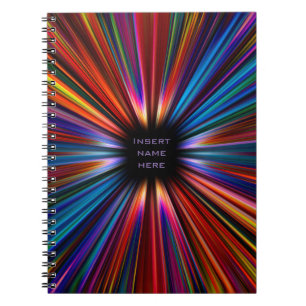 Cuaderno Explosión de estallido colorido
