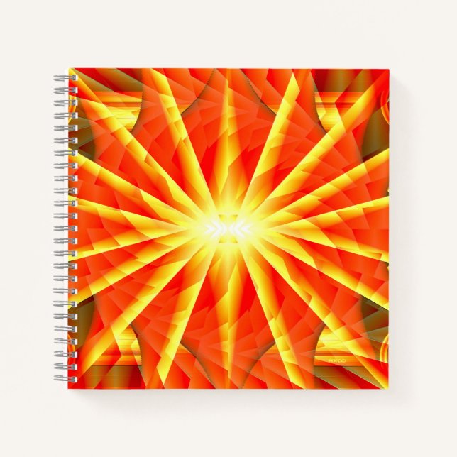 Cuaderno Explosión de sol...... (Anverso)