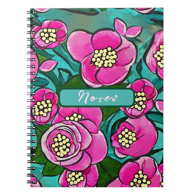 Cuaderno Explosión floral (Frente)