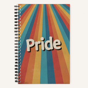 Cuaderno Explosión Retro de Orgullo LGBTQ+