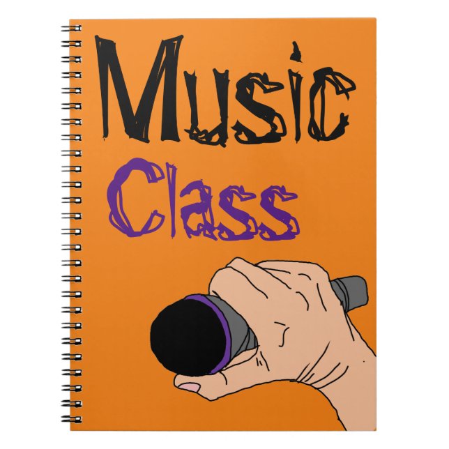 Cuaderno expresión usted mismo, bloc de notas de clase de m (Frente)