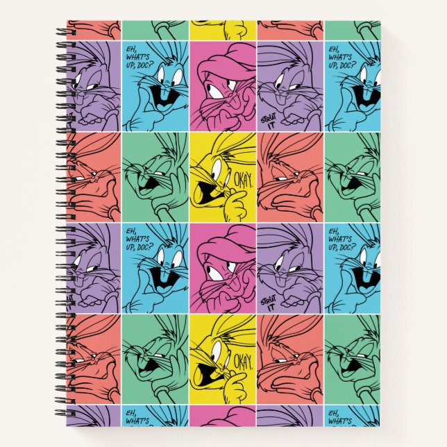 Cuaderno EXpresiones de bloques de color BUGS BUNNY™ (Anverso)