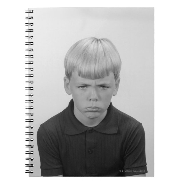 Cuaderno Expresiones faciales del muchacho (Frente)