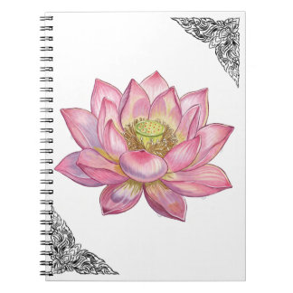 Cuaderno Exquisito Vector Tailandés Lai Kanok Blanco y Negr