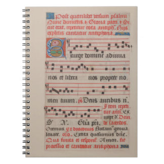Cuaderno Exrise Domine Antiphon Medieval Music Manuscript