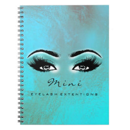 Cuaderno Extensión de pestañas Artista de maquillaje Ocean 