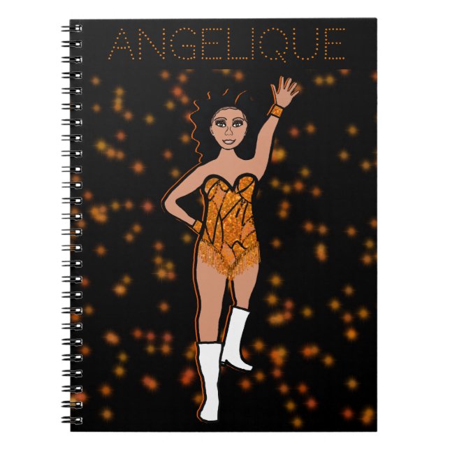 Cuaderno extra Naranja bailarín #2 (Frente)