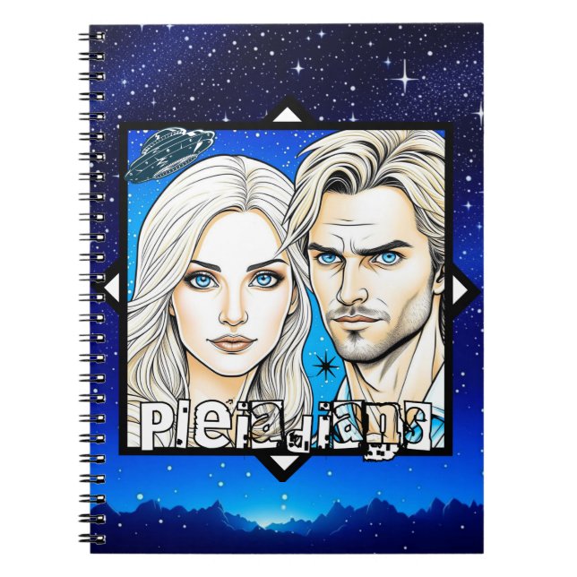 Cuaderno Extra-Terrestrials y OVNI pleiadianos (Frente)