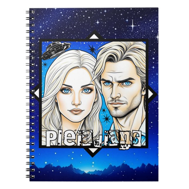 Cuaderno Extra-Terrestrials y OVNI pleiadianos (Frente)