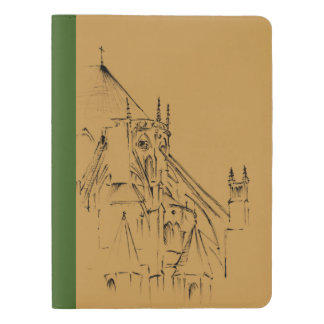 Cuaderno Extragrande Moleskine Catedral gótica Sepia y Verde